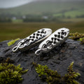 Irish Dance Shoe Post Earrings in Sterling Silver