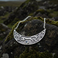 Epona Celtic Horse Moonstone Necklace in Sterling Silver