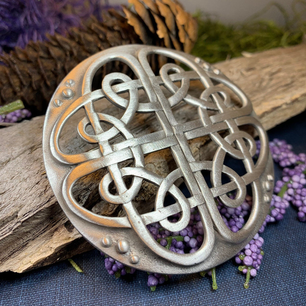 Barrogill Celtic Knot Brooch - Handmade in Scotland