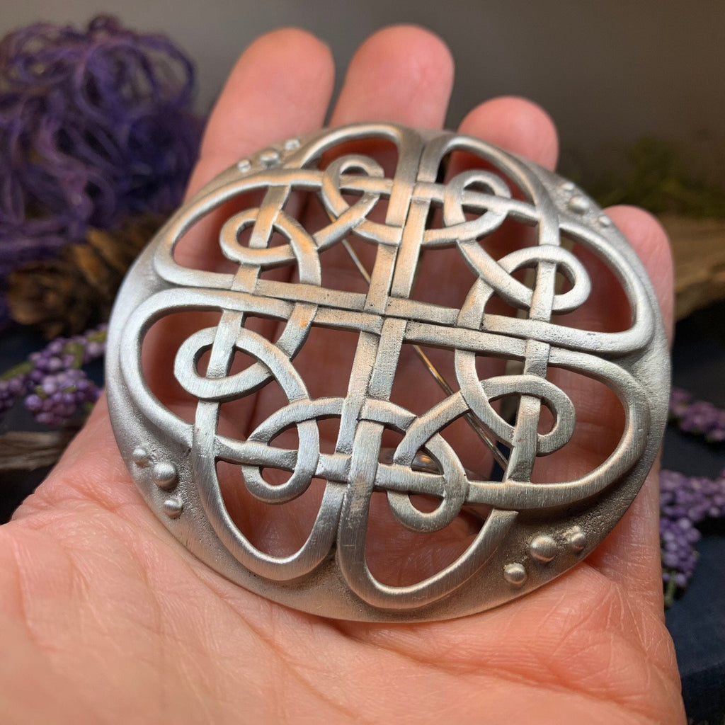 Barrogill Celtic Knot Brooch - Handmade in Scotland