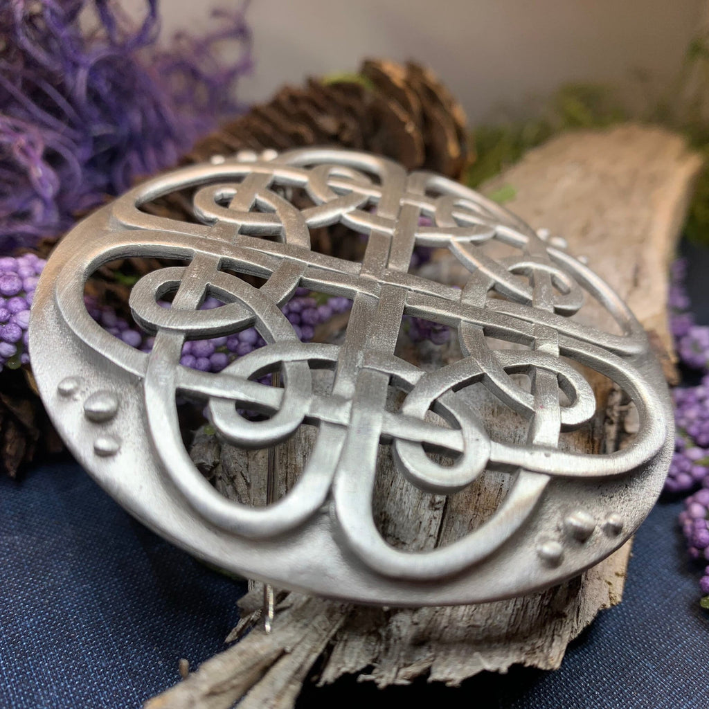Barrogill Celtic Knot Brooch - Handmade in Scotland