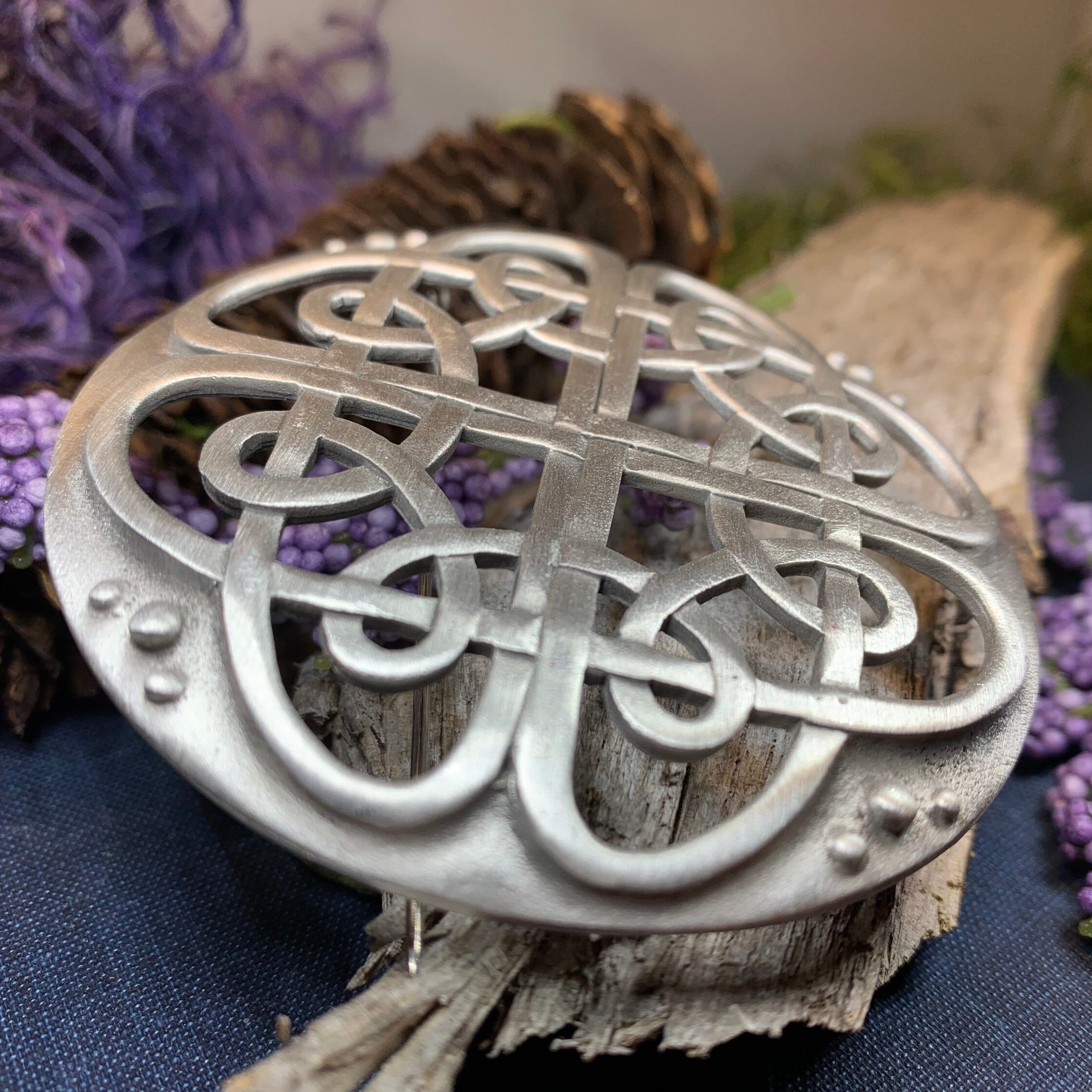 Barrogill Celtic Knot Brooch - Handmade in Scotland