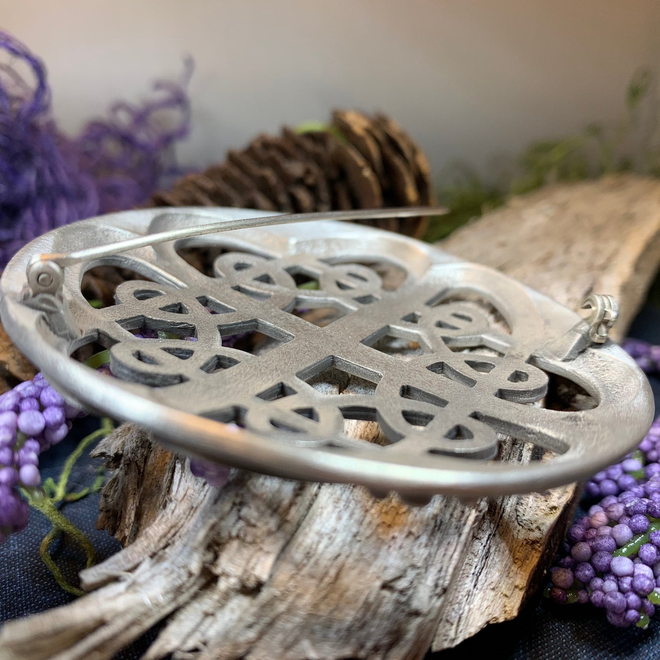 Barrogill Celtic Knot Brooch - Handmade in Scotland