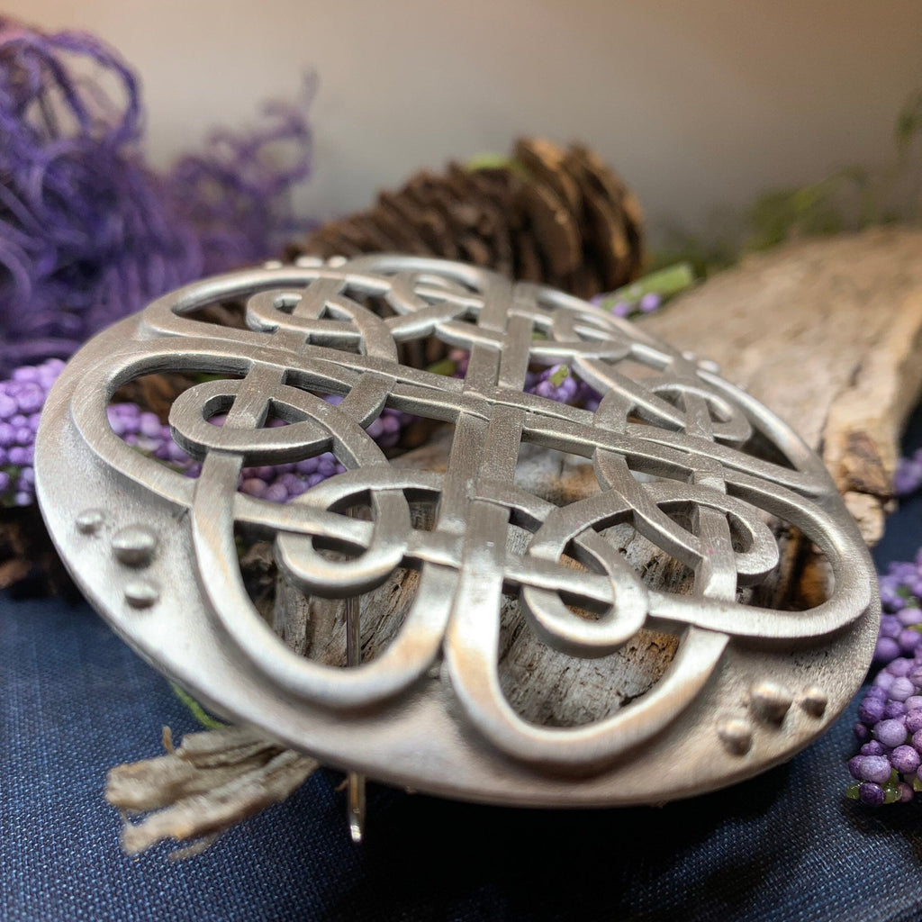 Barrogill Celtic Knot Brooch - Handmade in Scotland