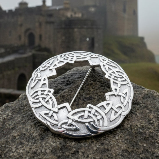 Glen Allachie Celtic Brooch - Handmade in Scotland
