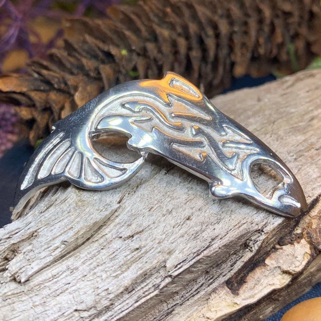Salmon of Knowledge Celtic Brooch
