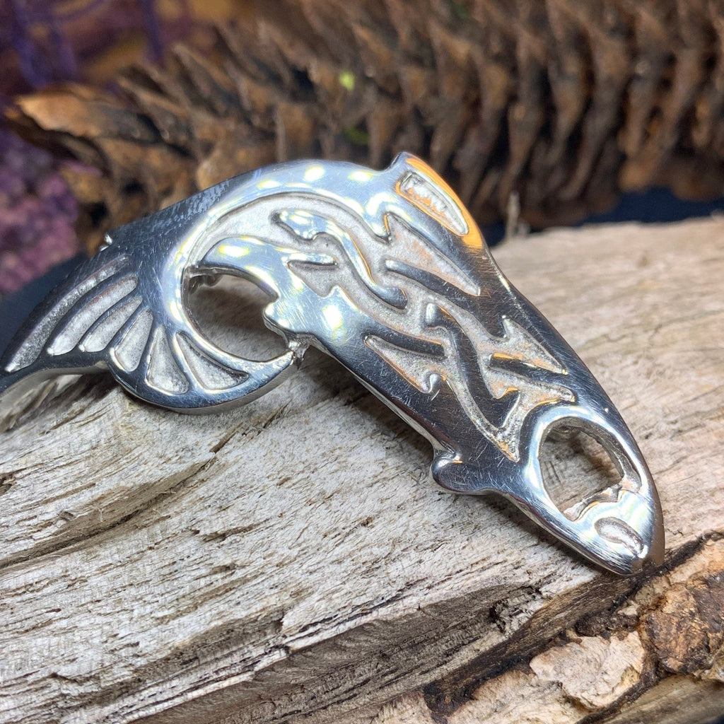Salmon of Knowledge Celtic Brooch