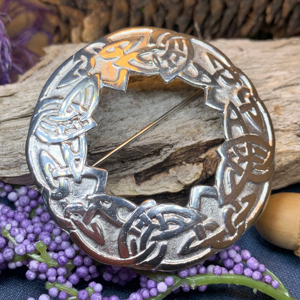 Glen Allachie Celtic Brooch - Handmade in Scotland