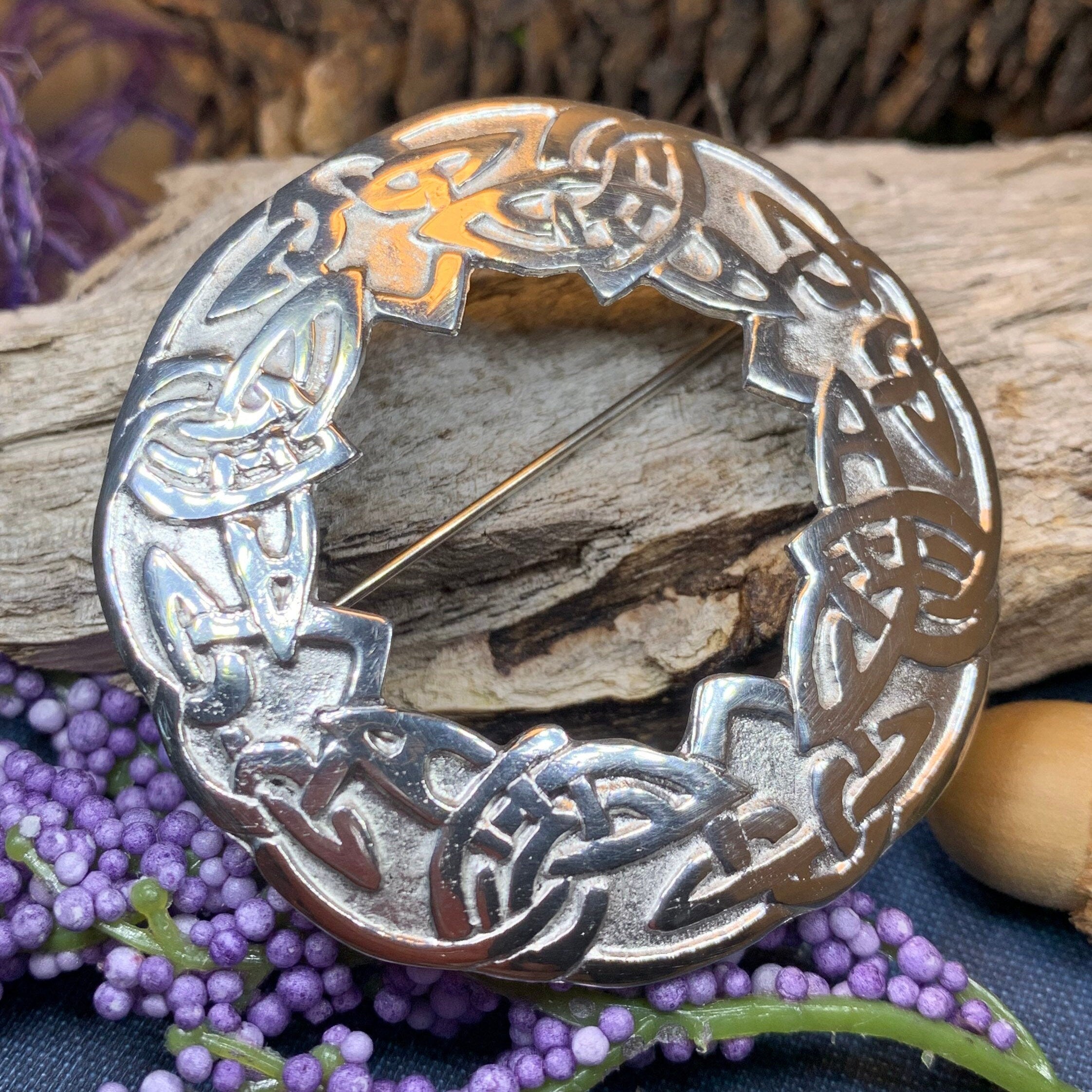 Glen Allachie Celtic Brooch - Handmade in Scotland