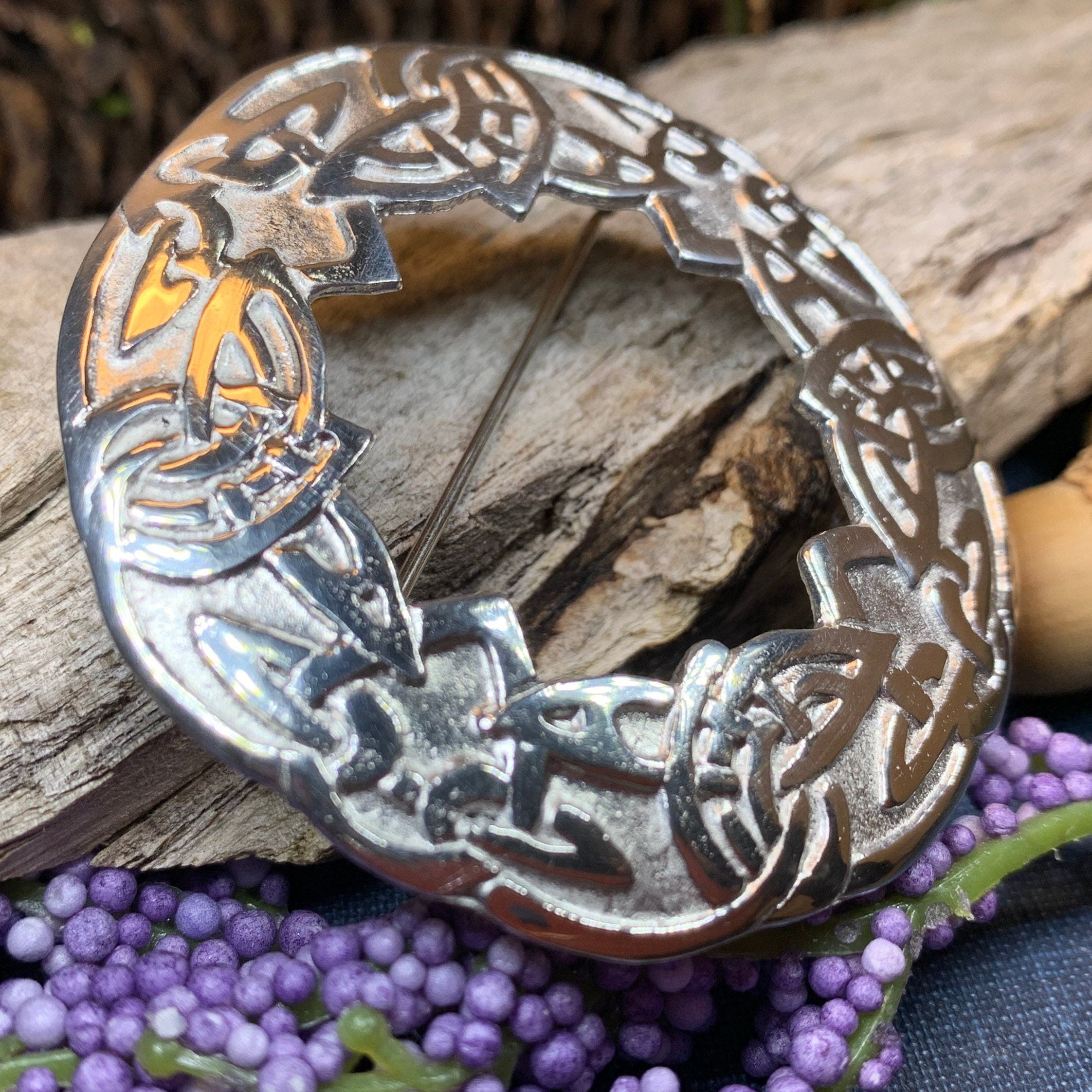 Glen Allachie Celtic Brooch - Handmade in Scotland