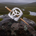 Premium Trinity Knot Celtic Hair Slide - Handmade in Ireland