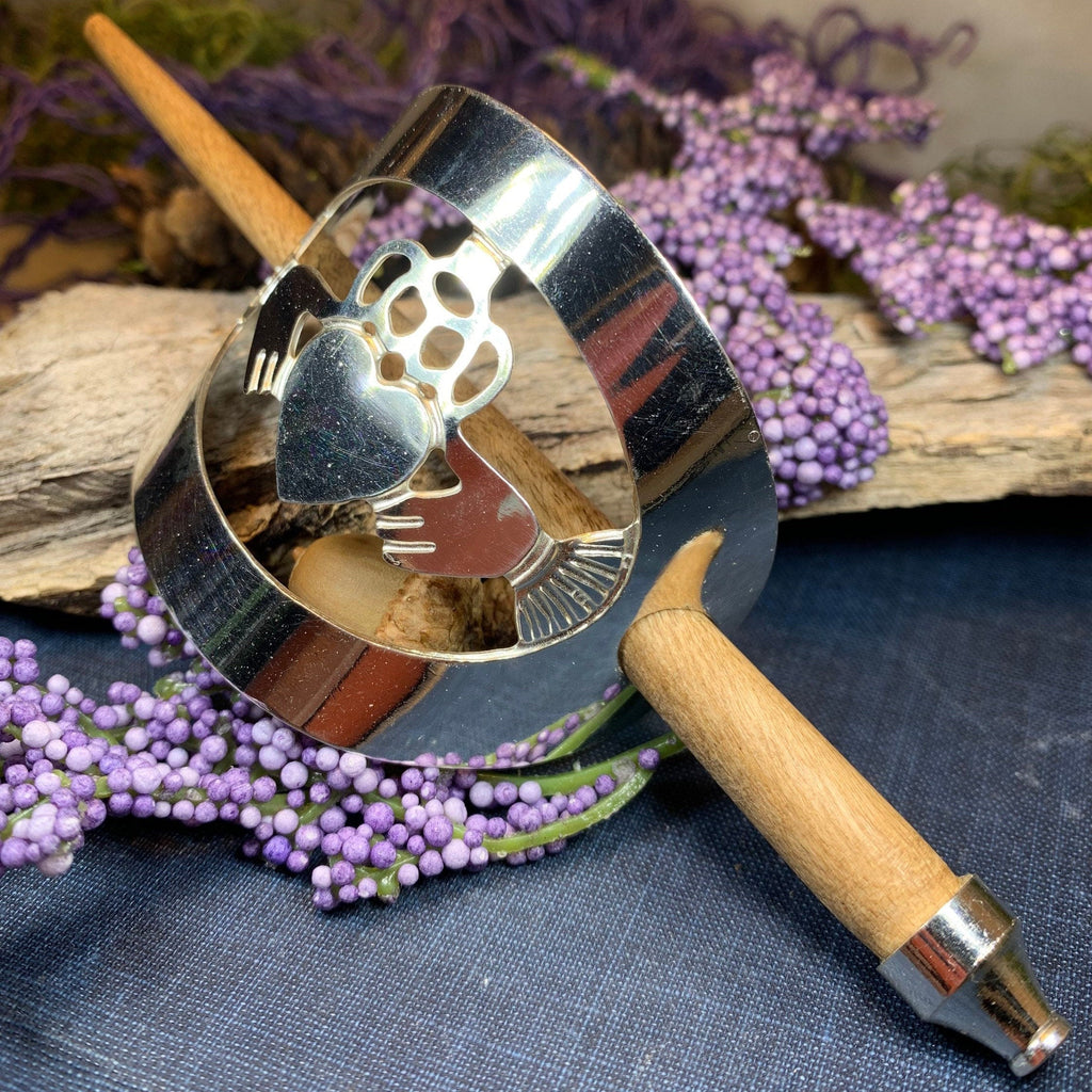 Pewter Claddagh Hair Slide - Handmade in Ireland