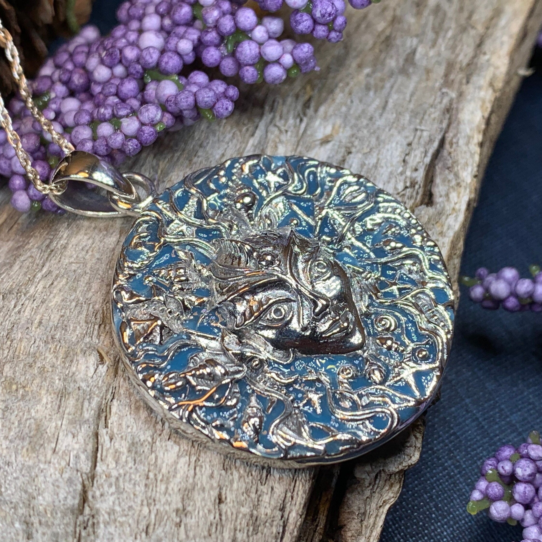 Halia Sea Goddess Necklace in Sterling Silver