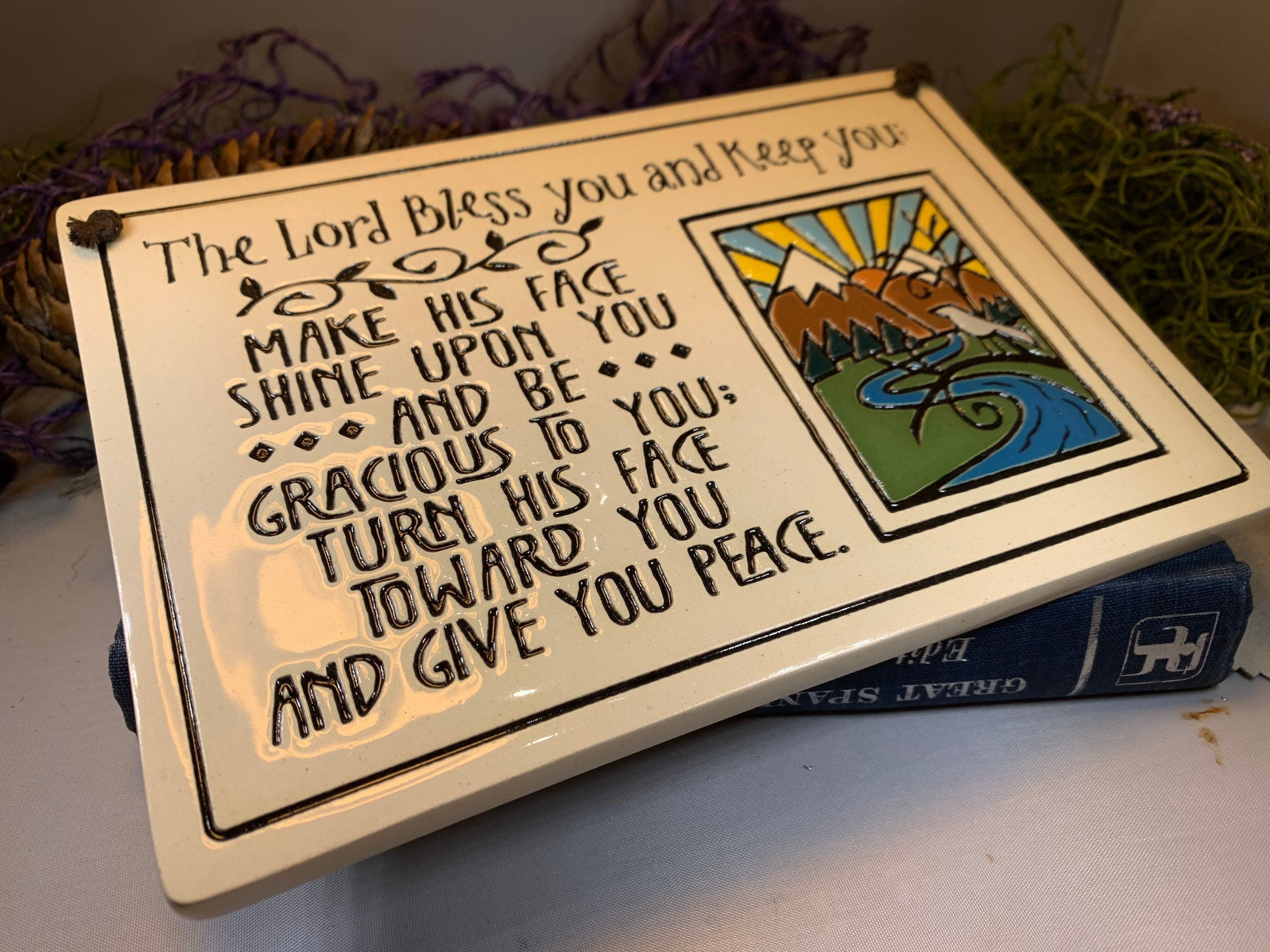 Lord Bless and Keep You Blessing Wall Art