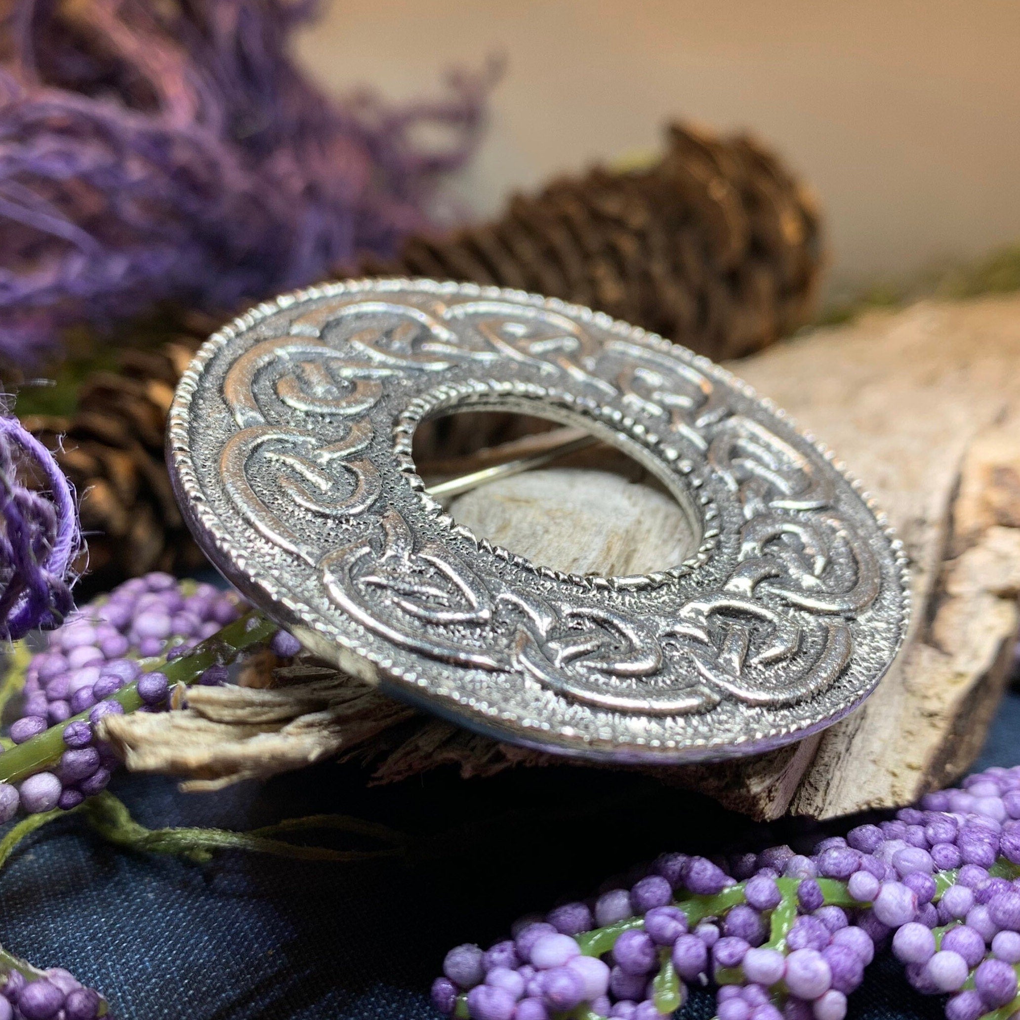 Orla Celtic Brooch - Handmade in Scotland