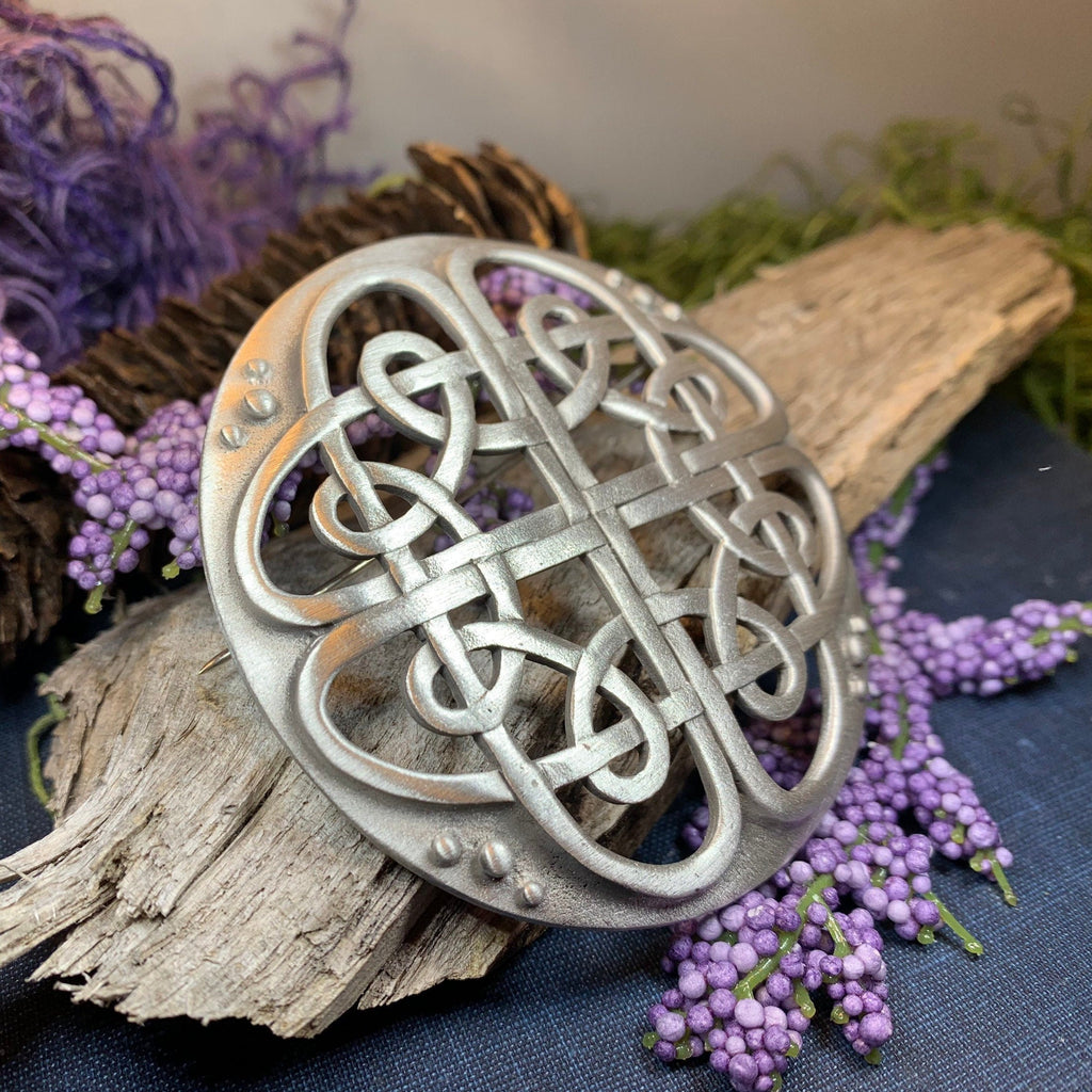 Barrogill Celtic Knot Brooch - Handmade in Scotland