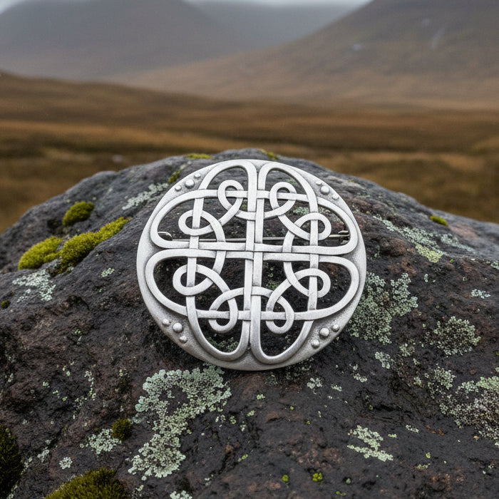 Barrogill Celtic Knot Brooch - Handmade in Scotland