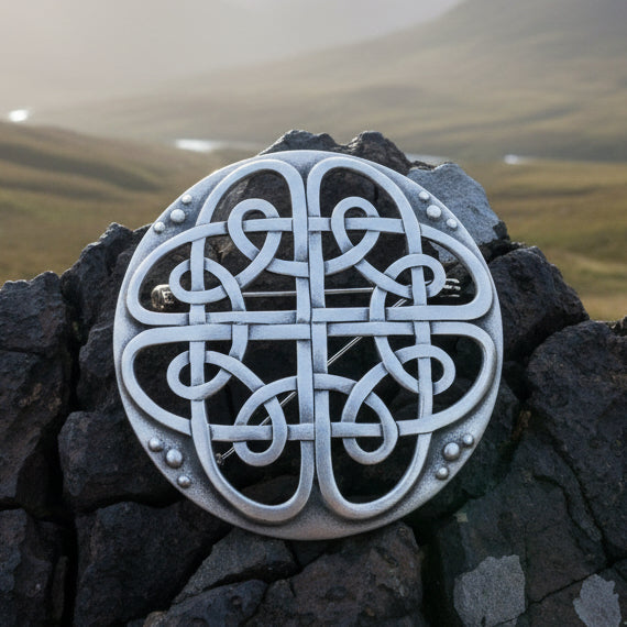 Barrogill Celtic Knot Brooch - Handmade in Scotland