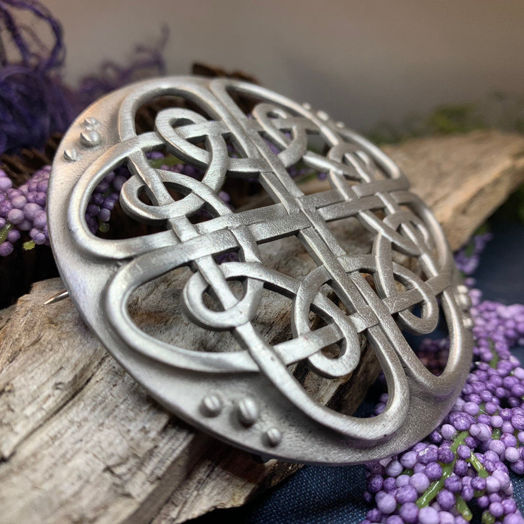 Barrogill Celtic Knot Brooch - Handmade in Scotland
