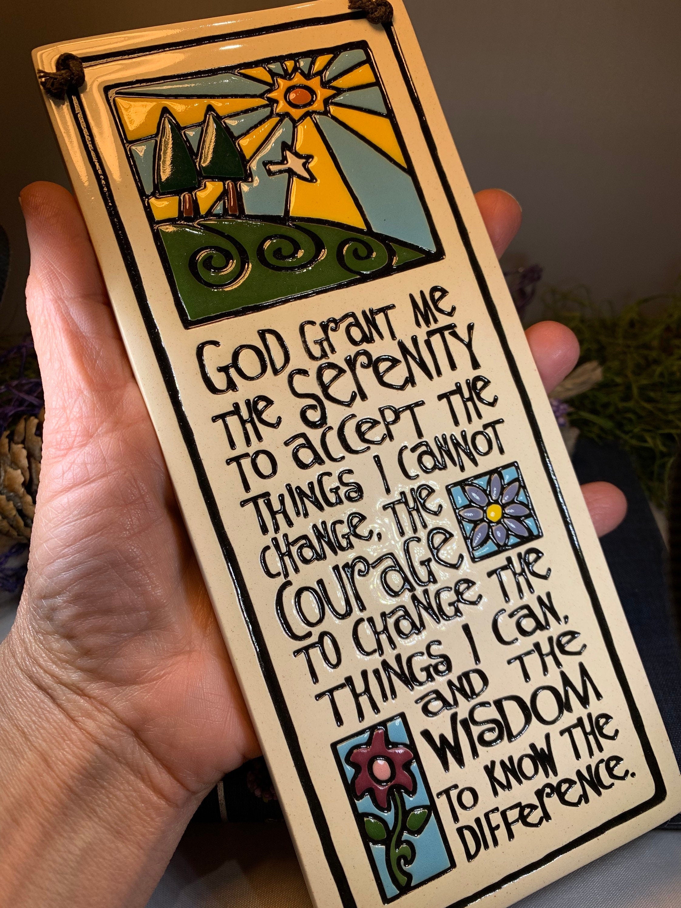 Serenity Prayer Blessing Wall Art