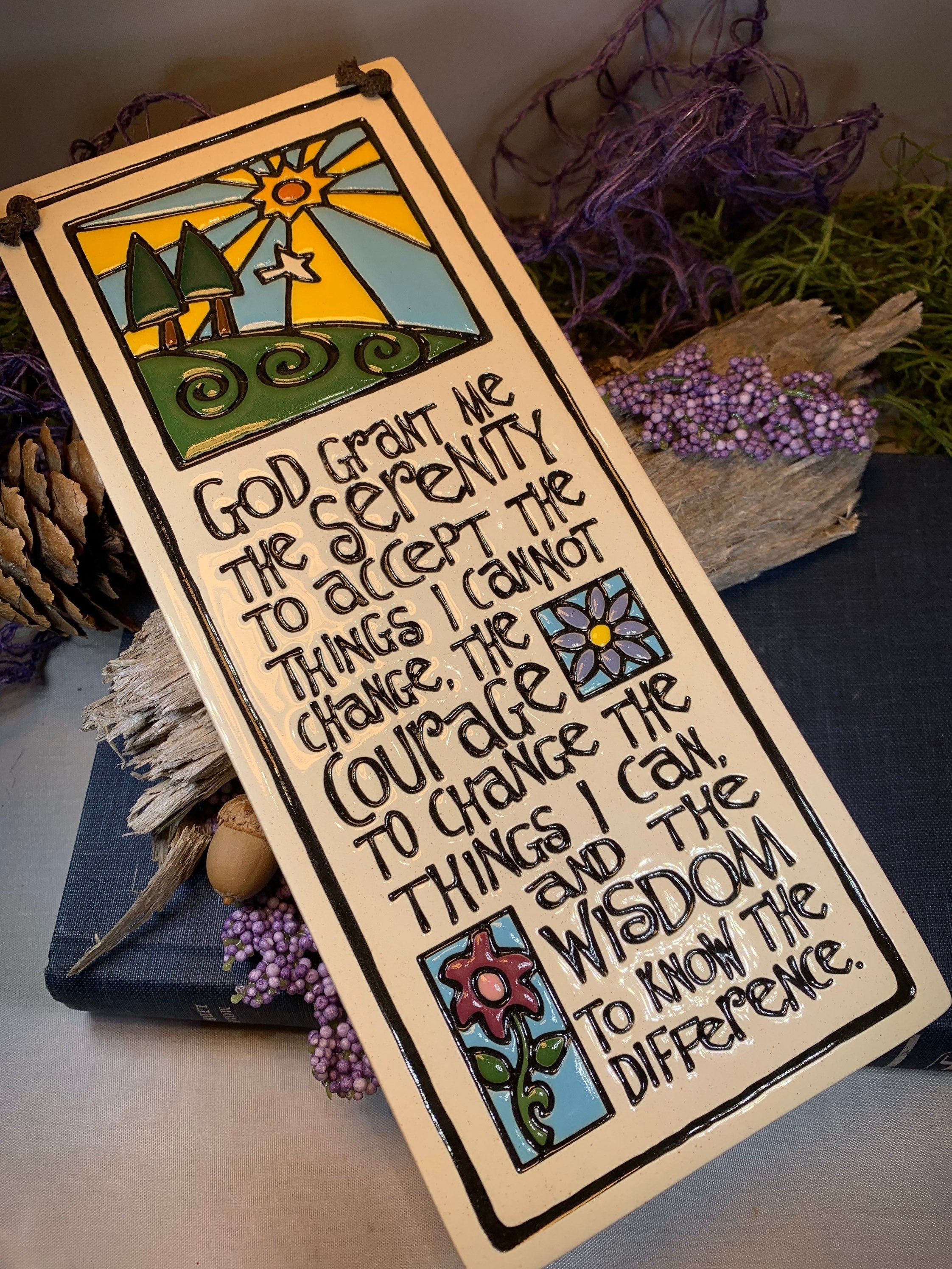 Serenity Prayer Blessing Wall Art