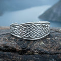 Eun Celtic Bird & Knot Cuff Bracelet - Handmade in Scotland