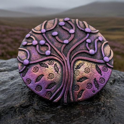 Rawan Tree of Life Brooch - Handmade in Scotland