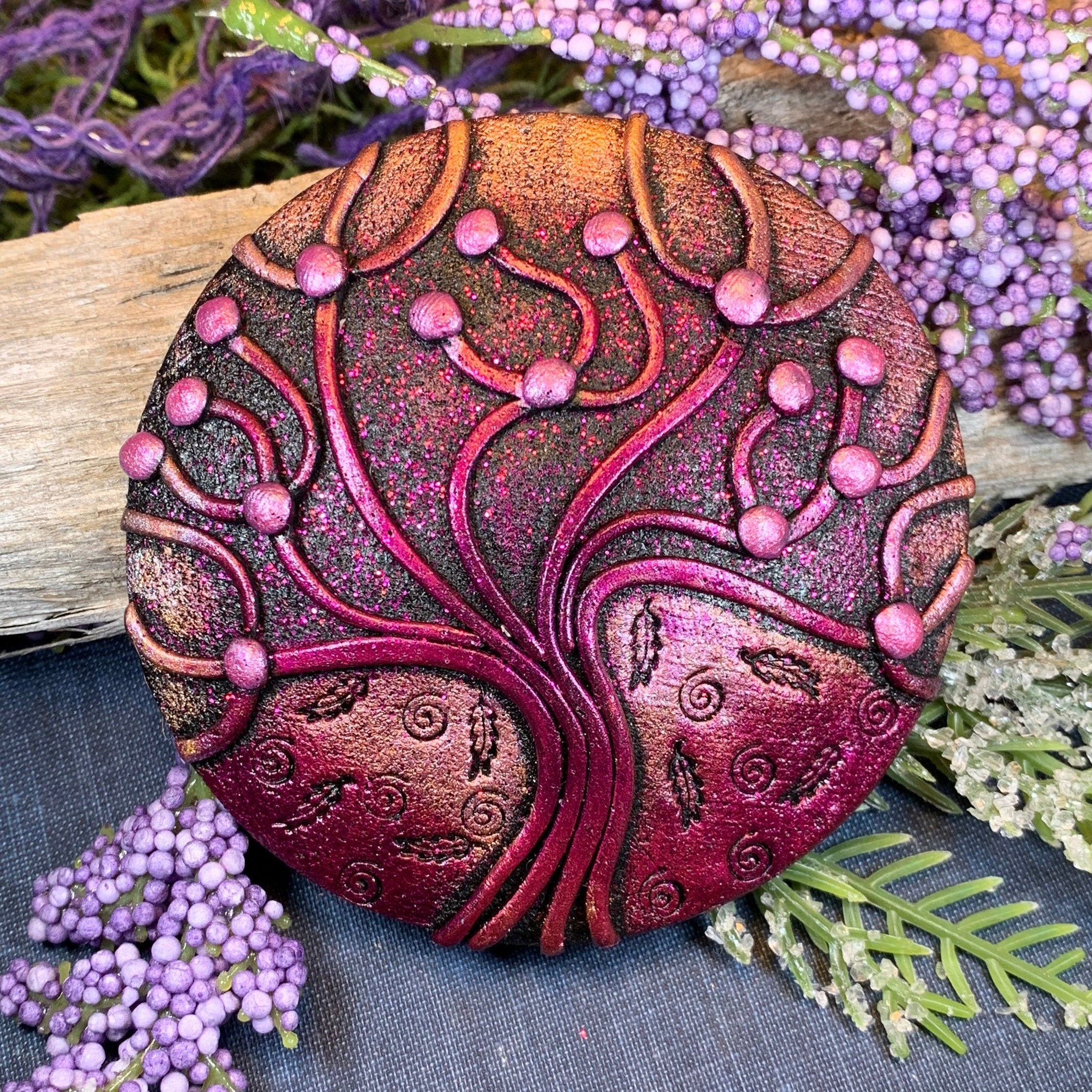 Rawan Tree of Life Brooch - Handmade in Scotland