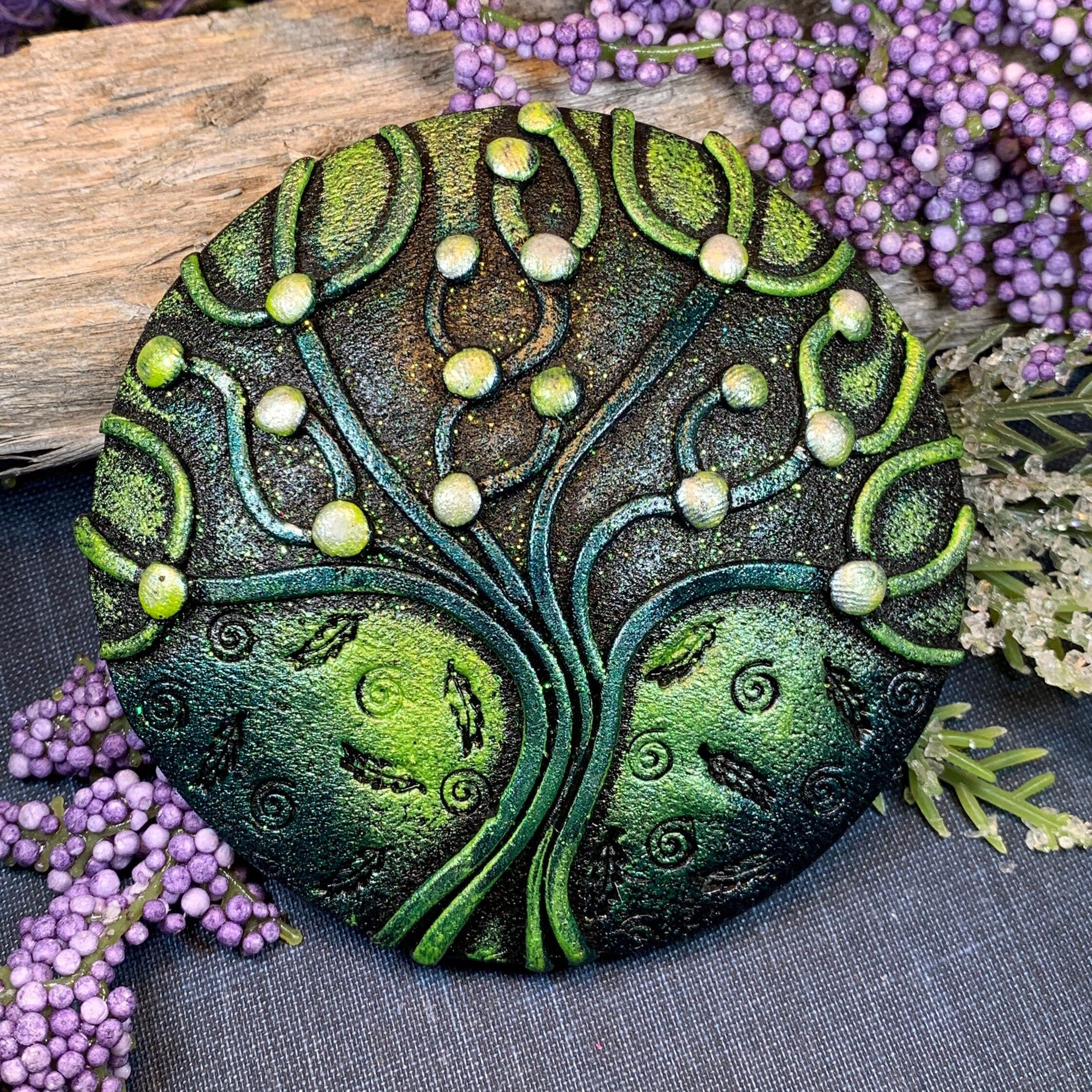 Rawan Tree of Life Brooch - Handmade in Scotland