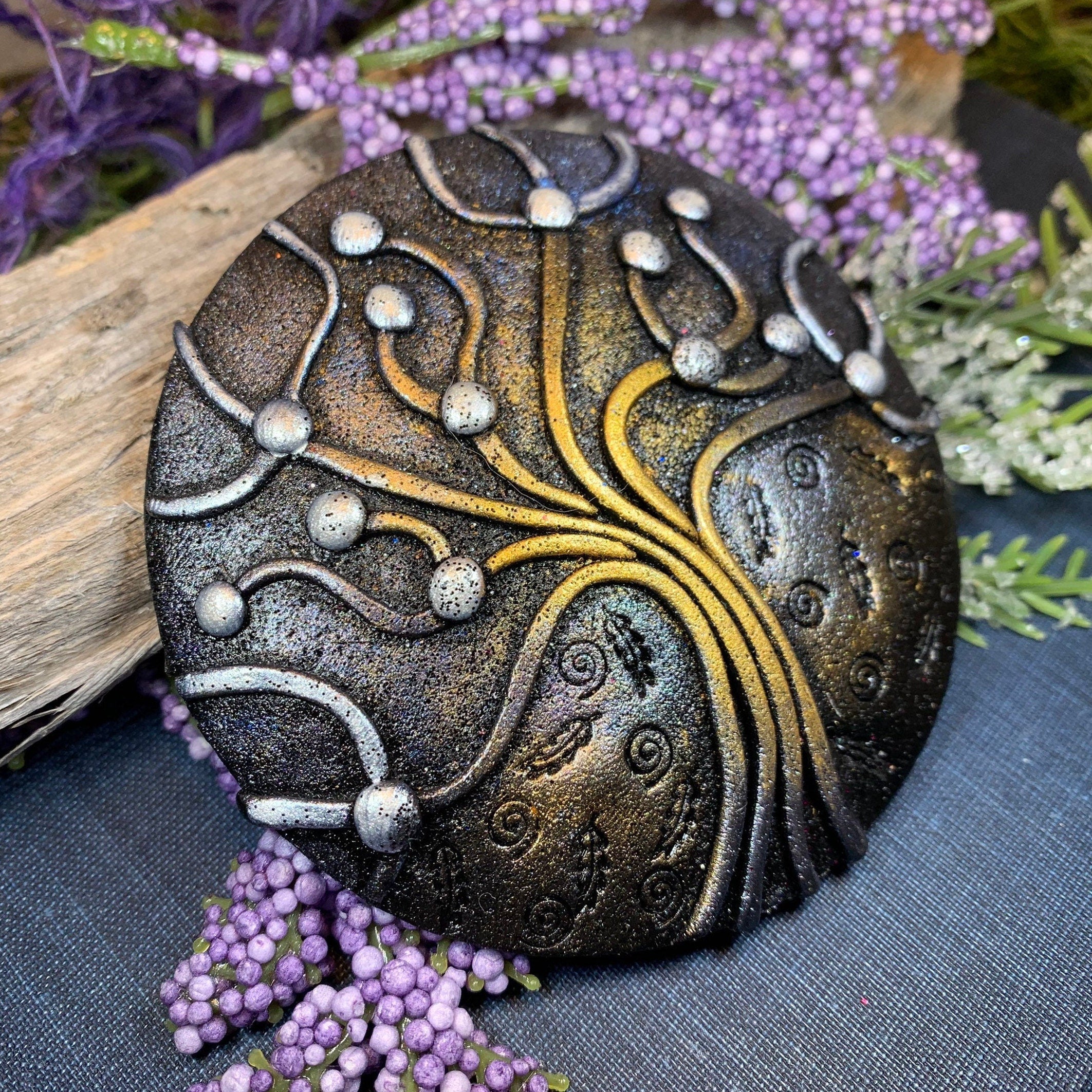Rawan Tree of Life Brooch - Handmade in Scotland
