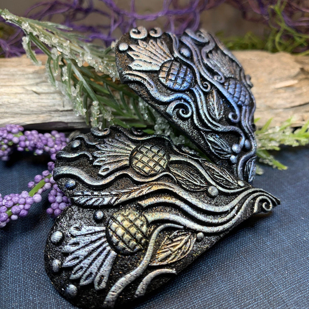 Adore Scottish Thistle Brooch - Handmade in Scotland