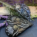 Adore Scottish Thistle Brooch - Handmade in Scotland
