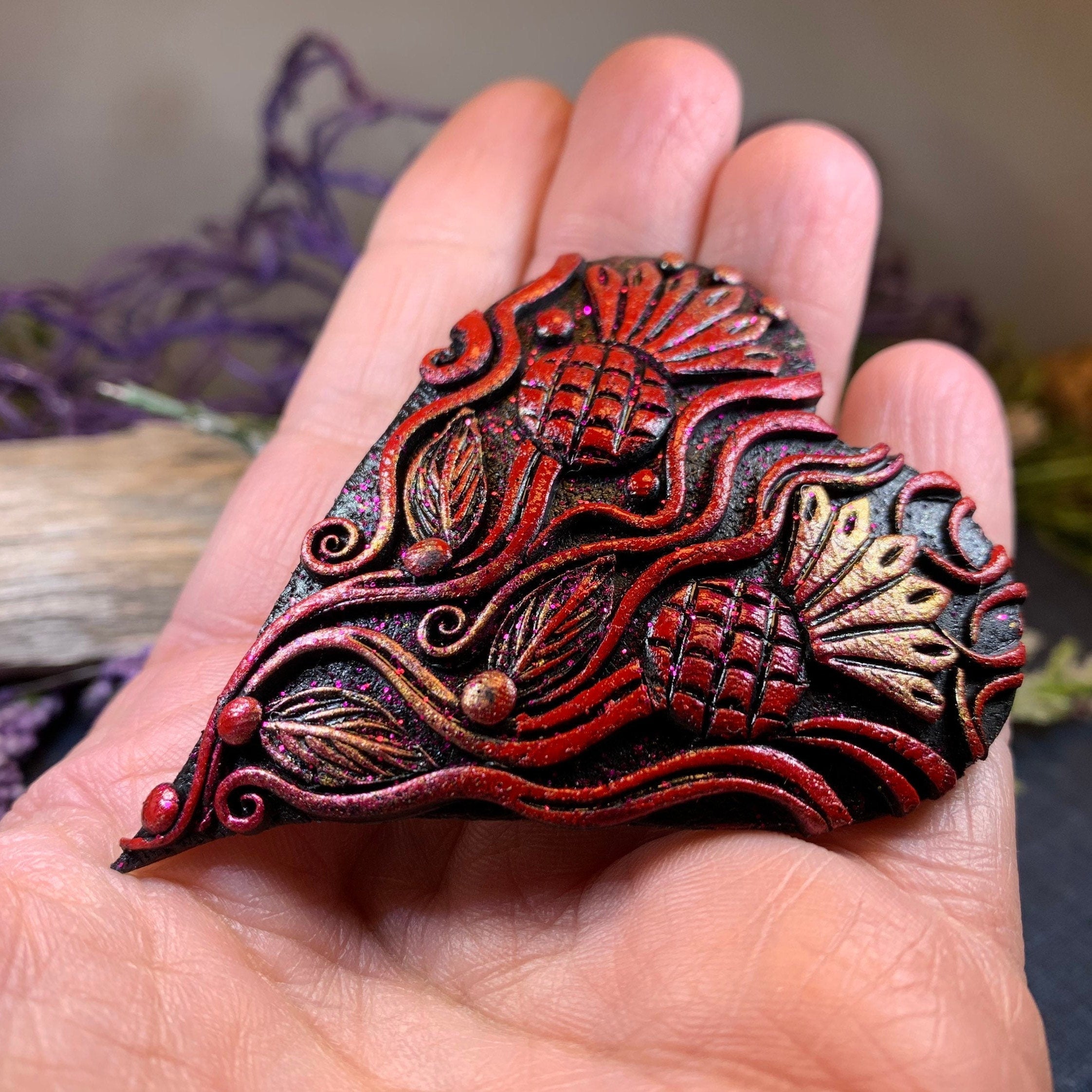 Adore Scottish Thistle Brooch - Handmade in Scotland