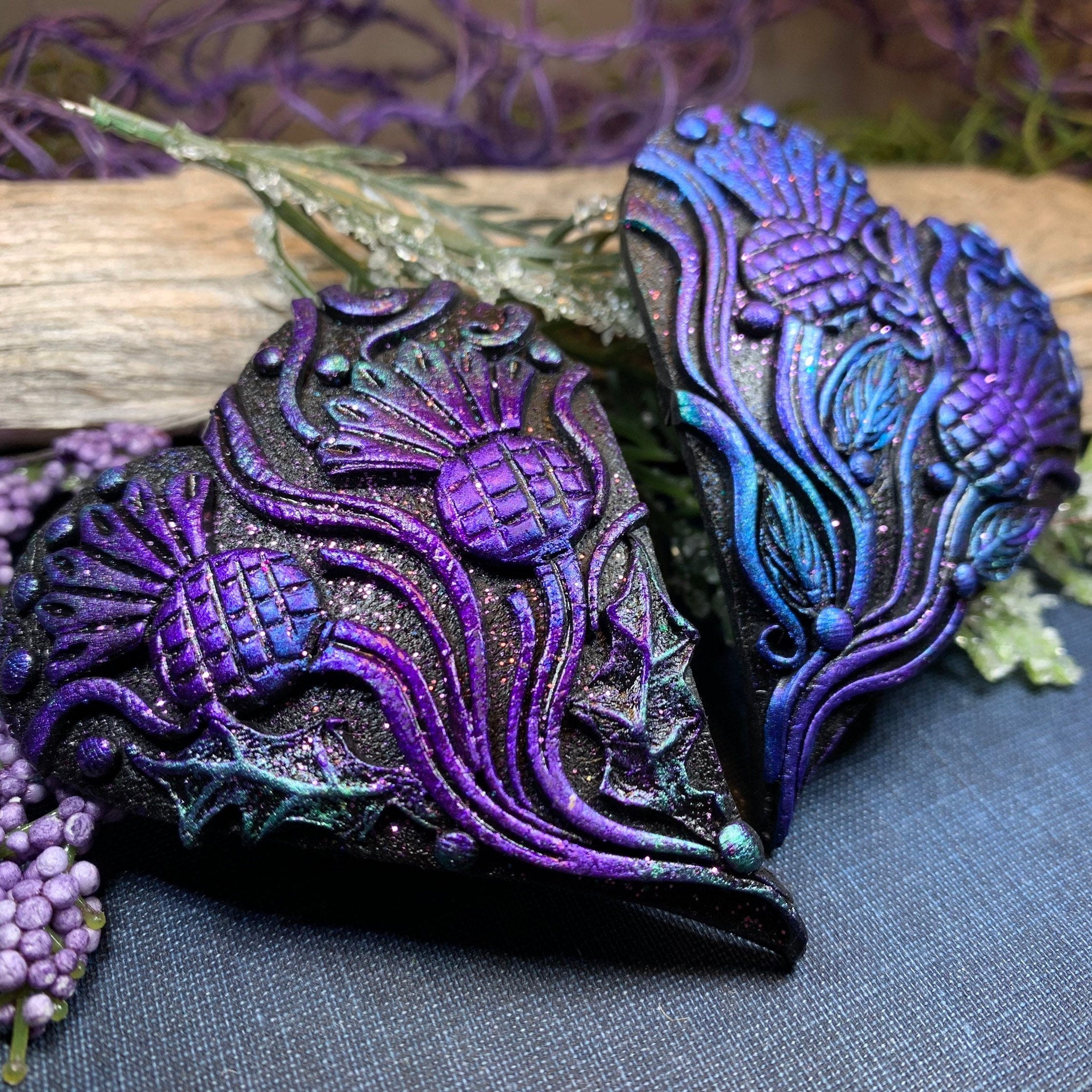 Adore Scottish Thistle Brooch - Handmade in Scotland
