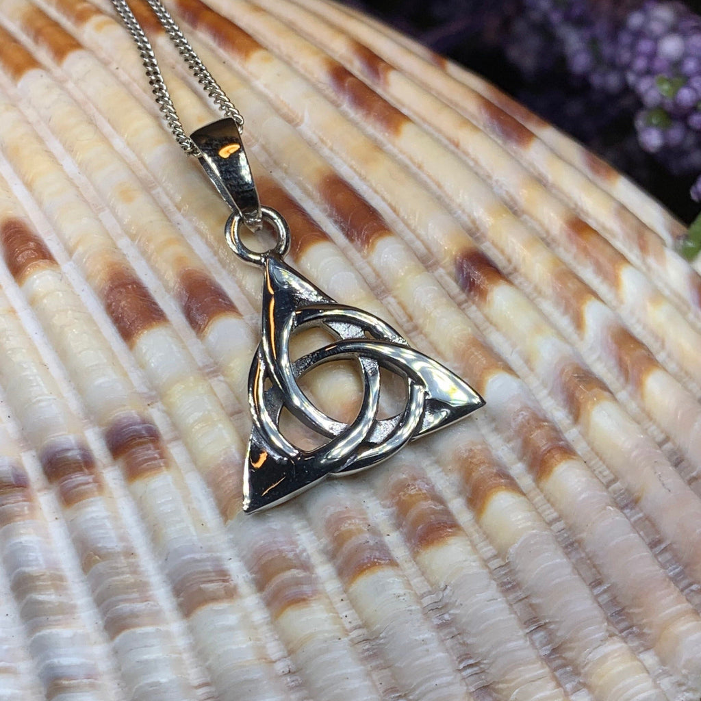 Elaine Trinity Knot Necklace