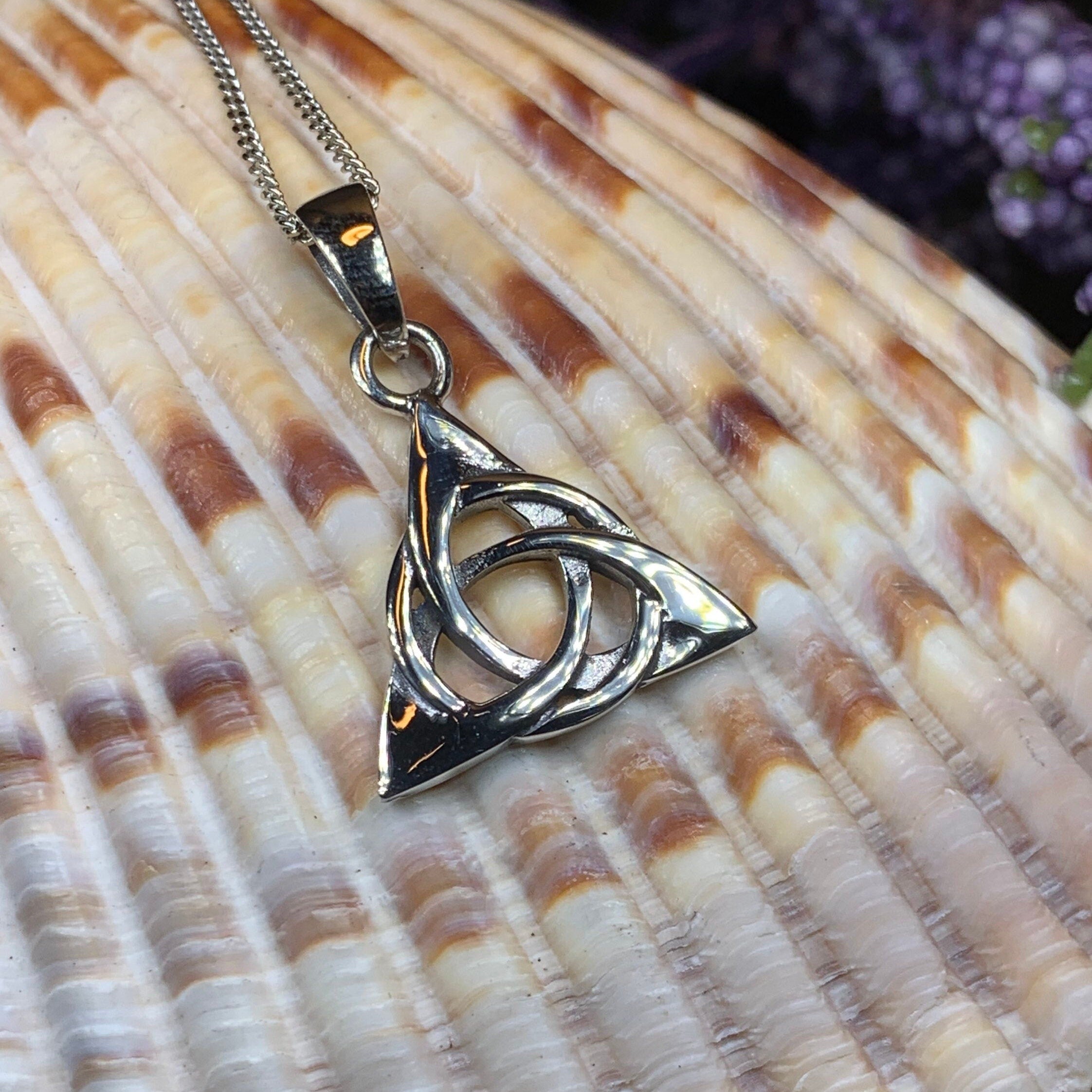 Elaine Trinity Knot Necklace