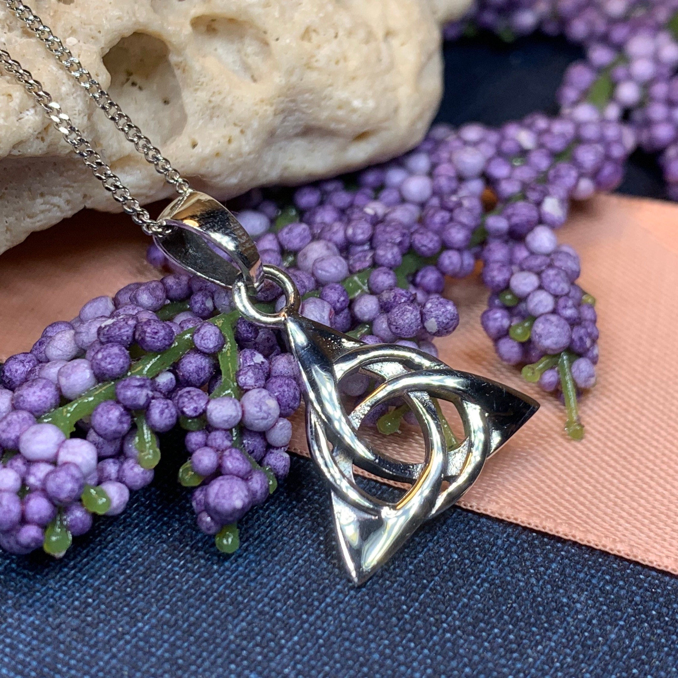 Elaine Trinity Knot Necklace