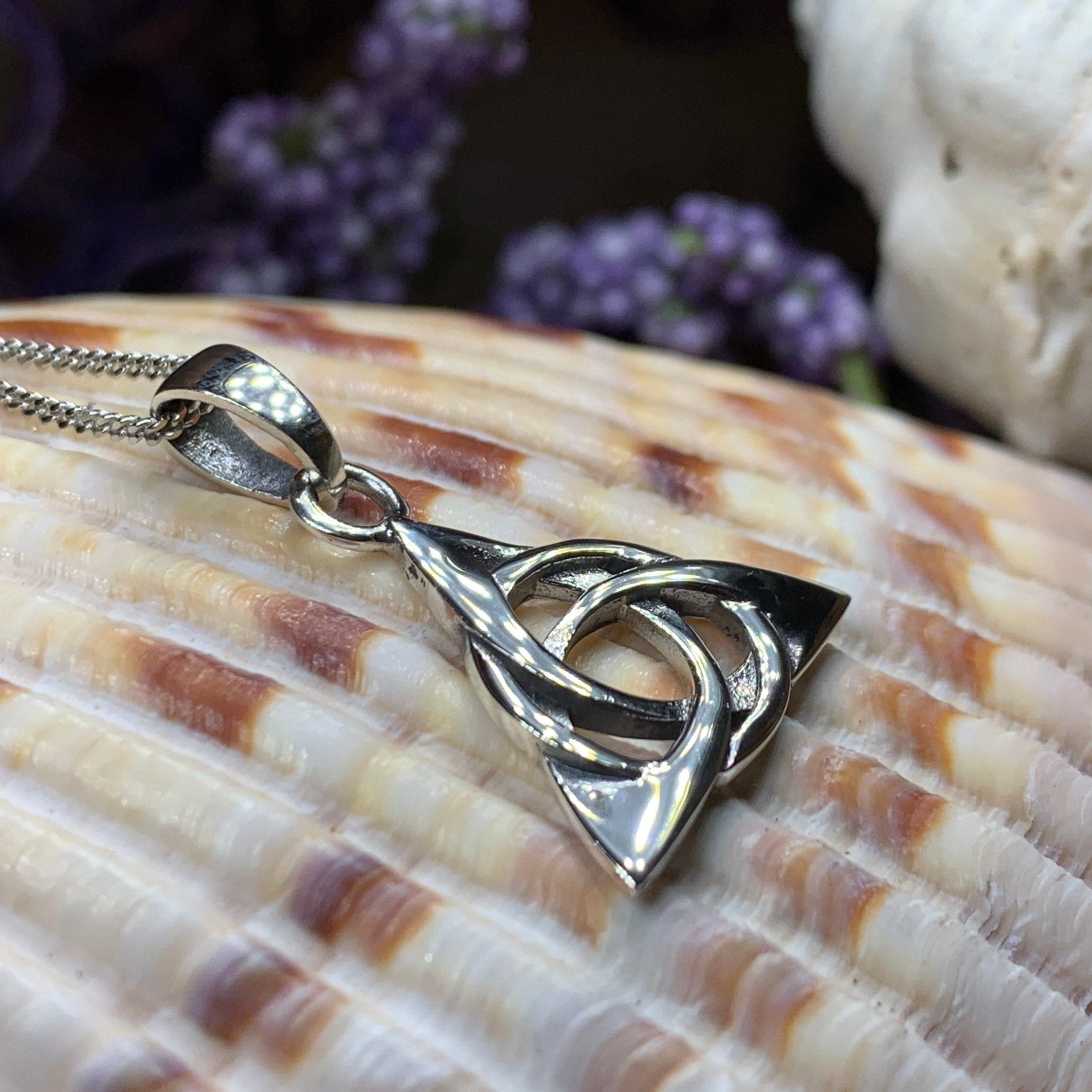 Elaine Trinity Knot Necklace