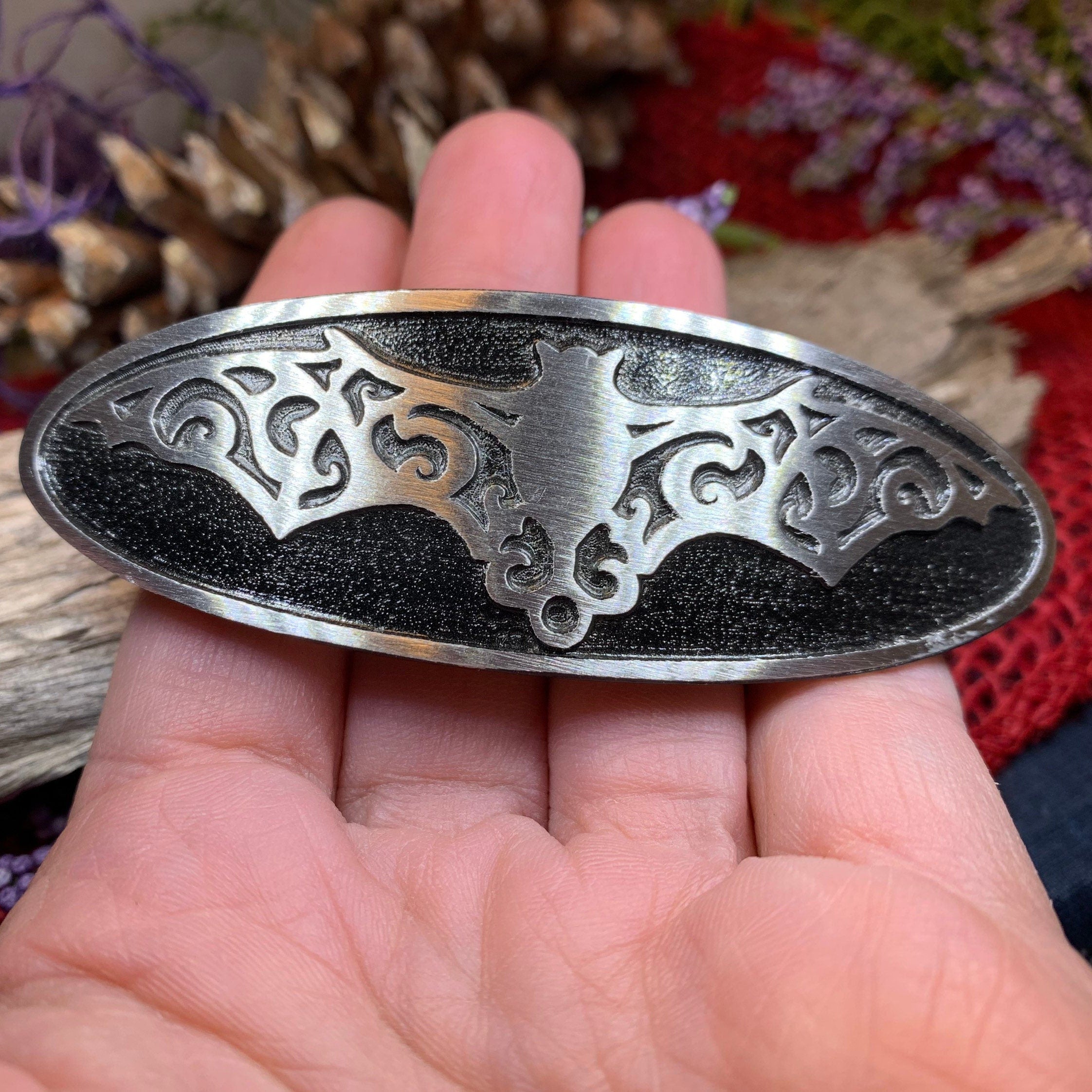 Gothic Bat Hair Clip