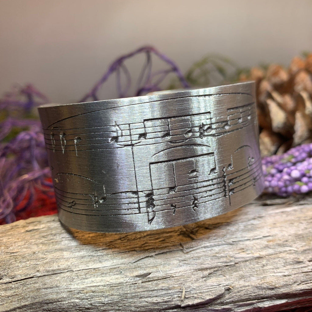 Opus Pewter Music Bracelet