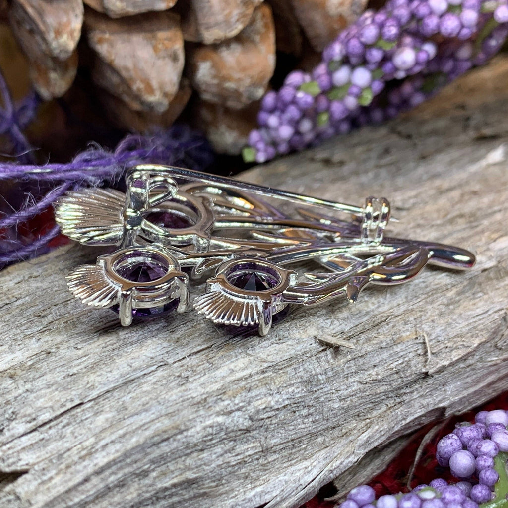 Cairn Croy Scottish Thistle Brooch