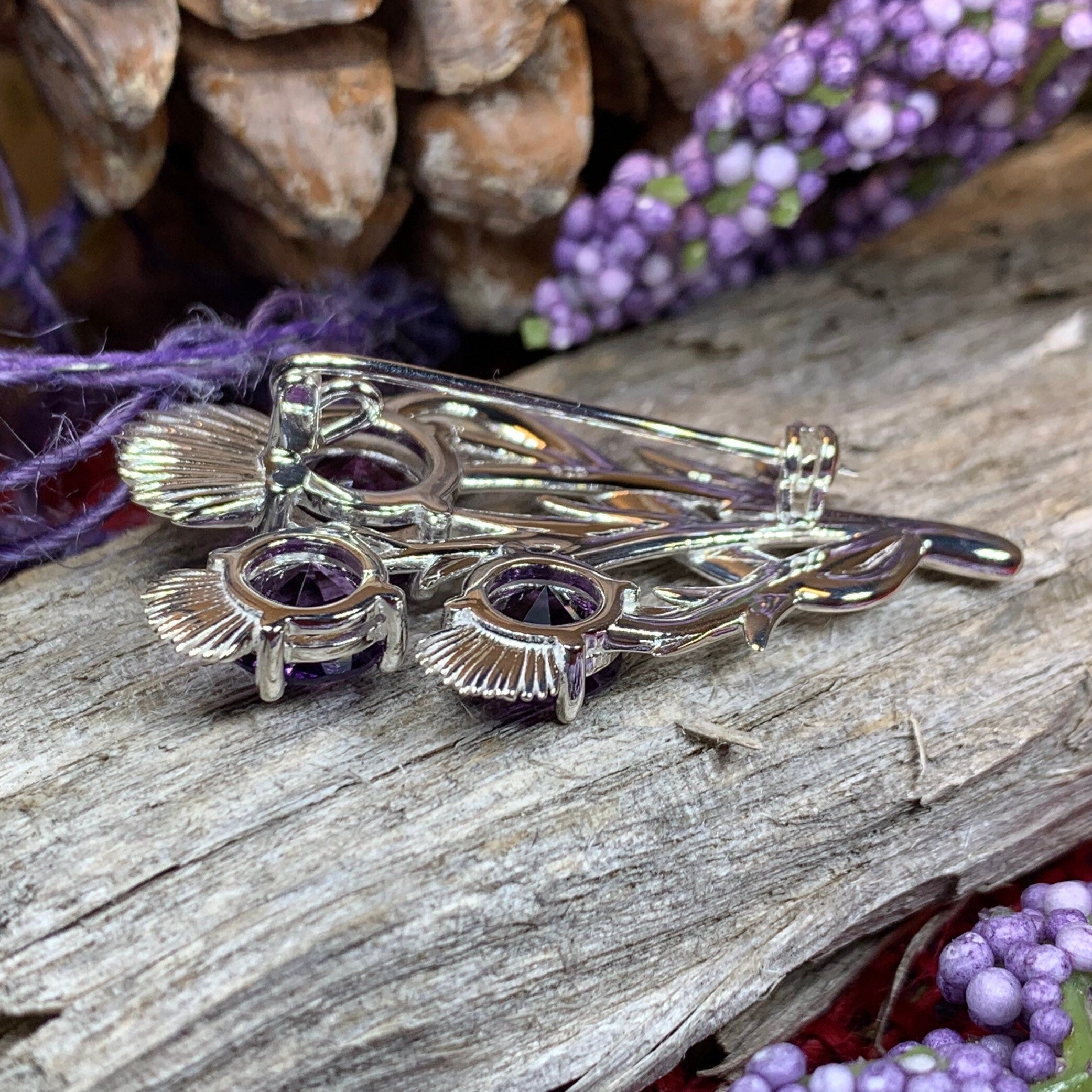 Cairn Croy Scottish Thistle Brooch