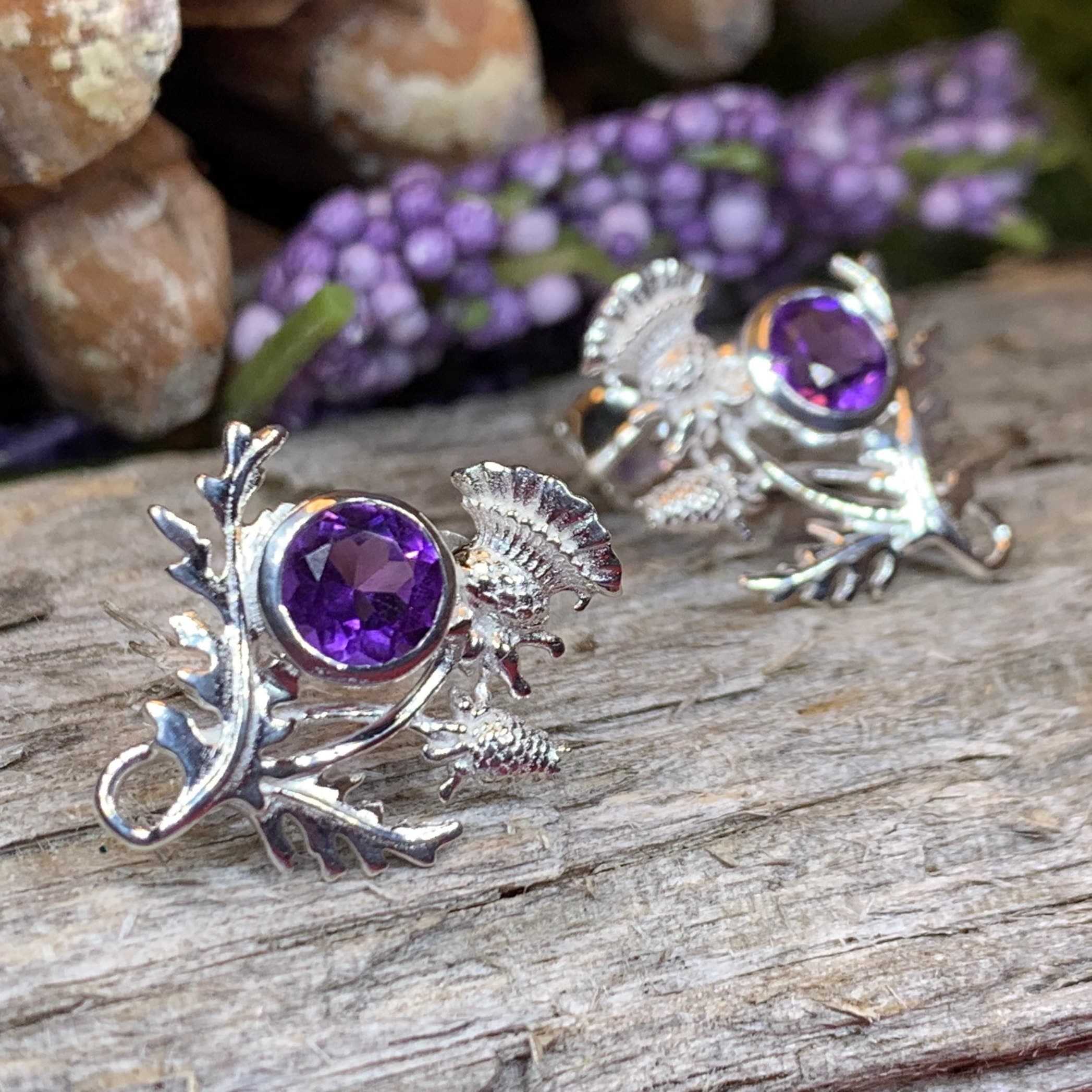 Cairn Ross Thistle Earrings