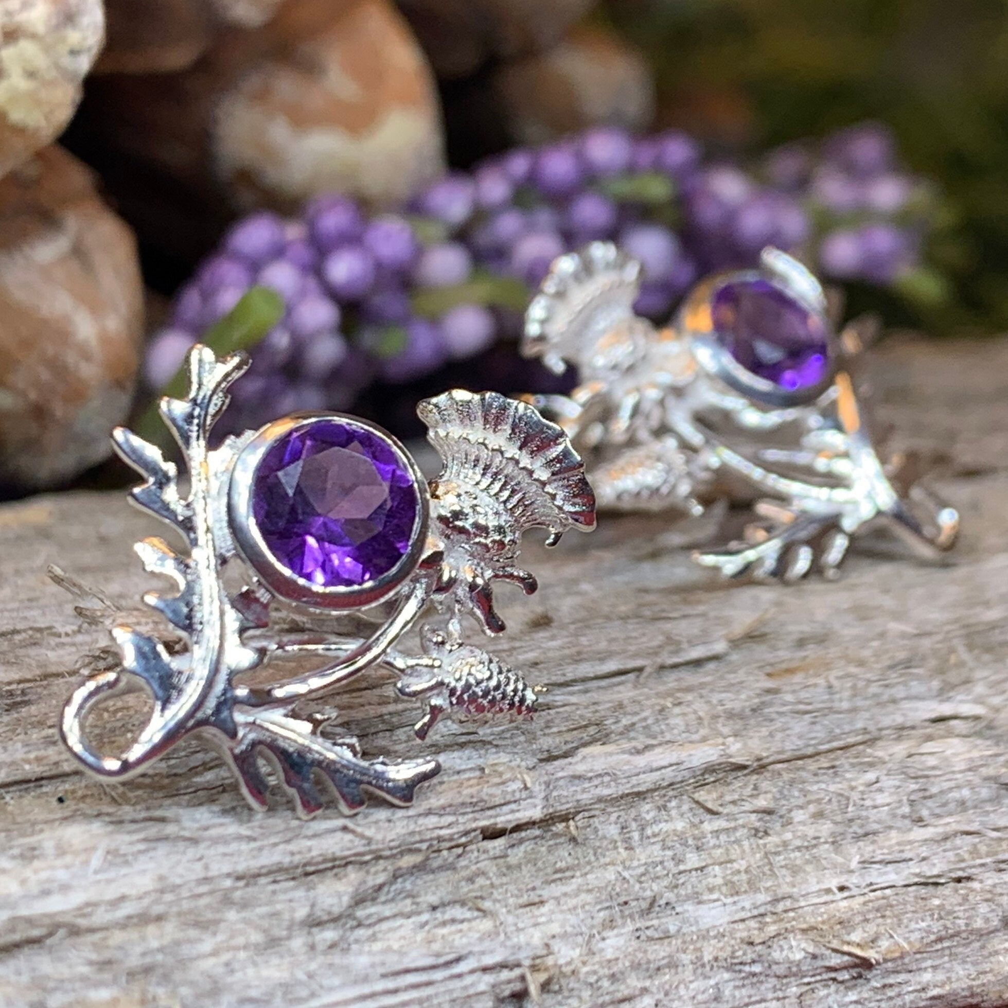 Cairn Ross Thistle Earrings