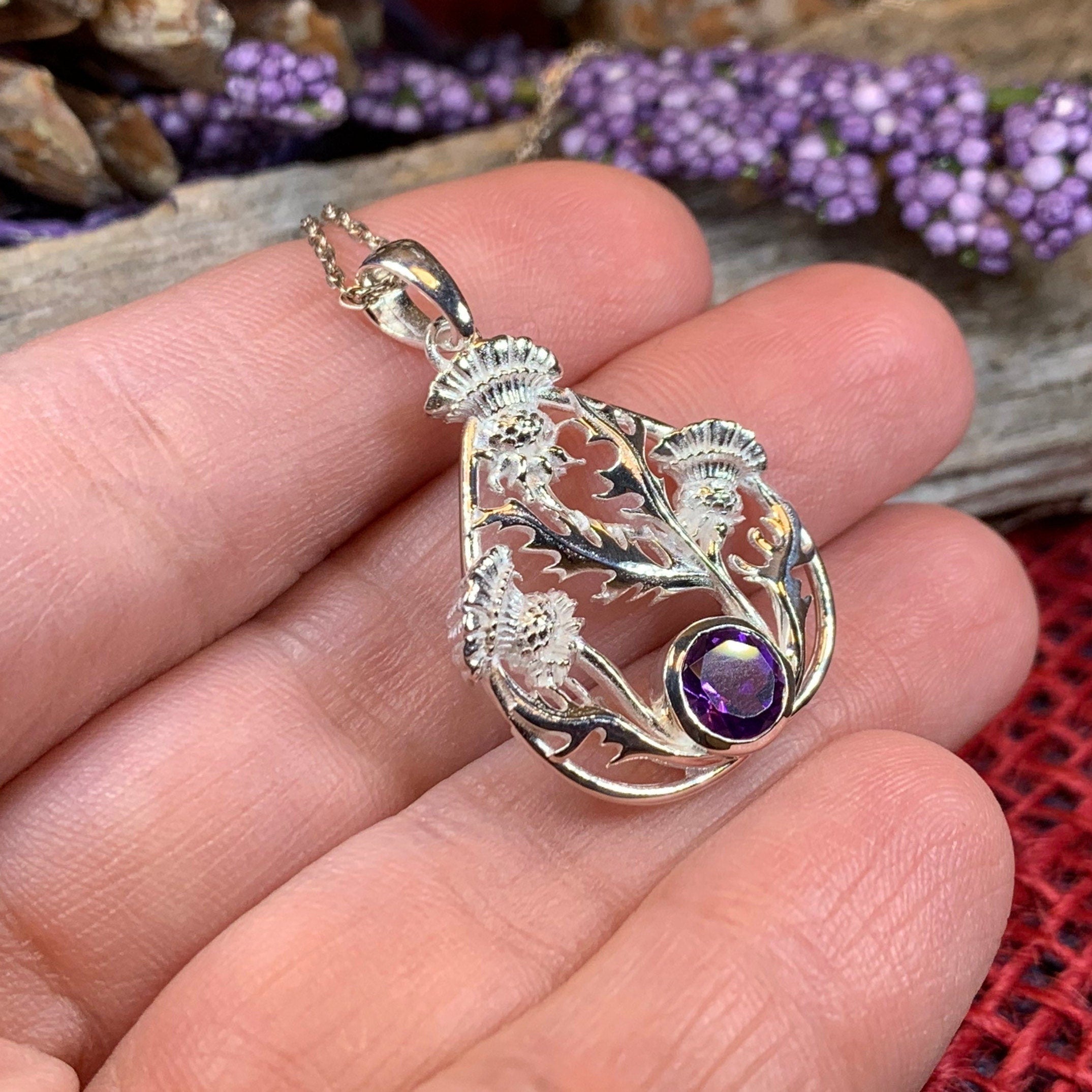 Cairn Baird Thistle Necklace