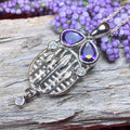 Cairn Tassel Mackintosh Amethyst Necklace