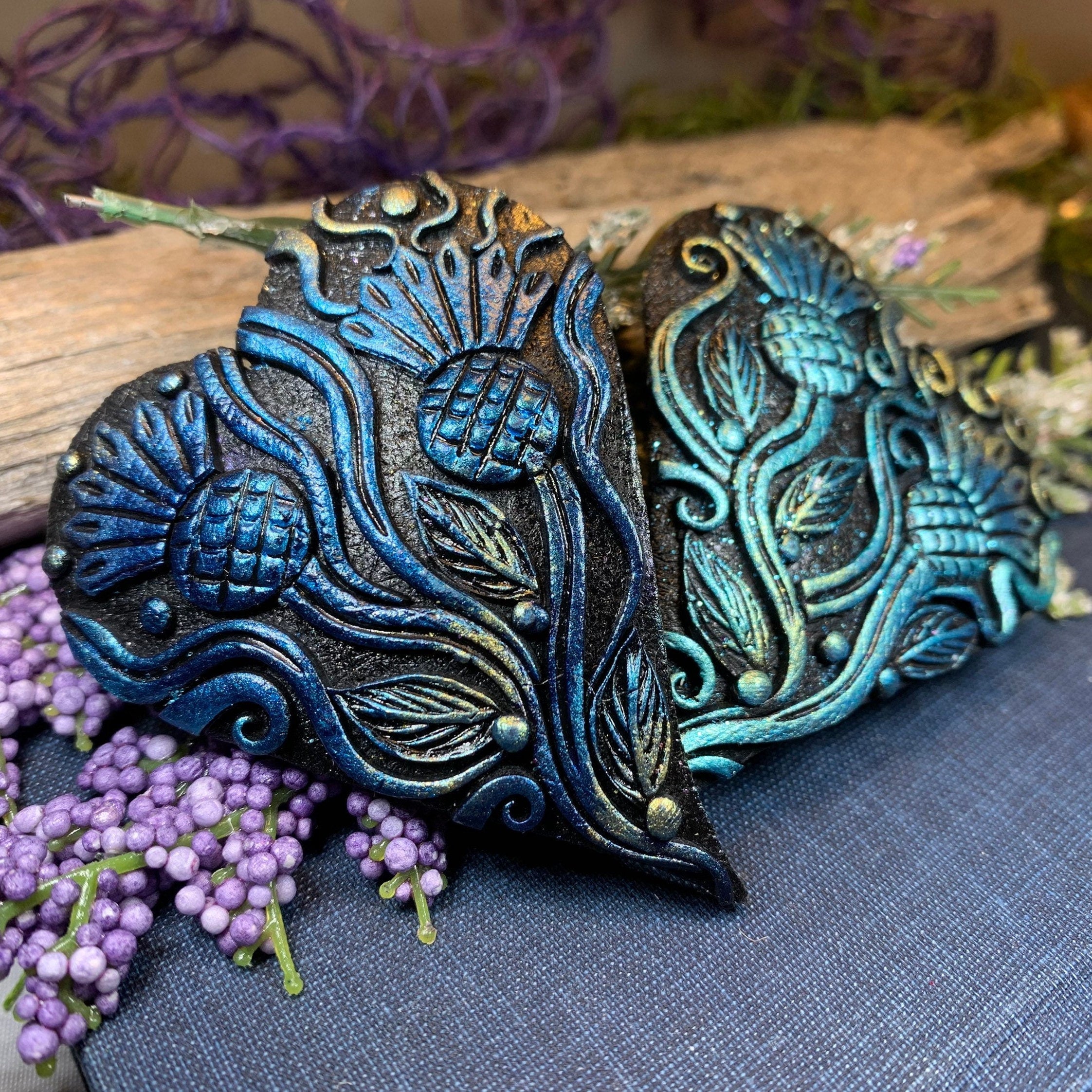 Adore Scottish Thistle Brooch - Handmade in Scotland