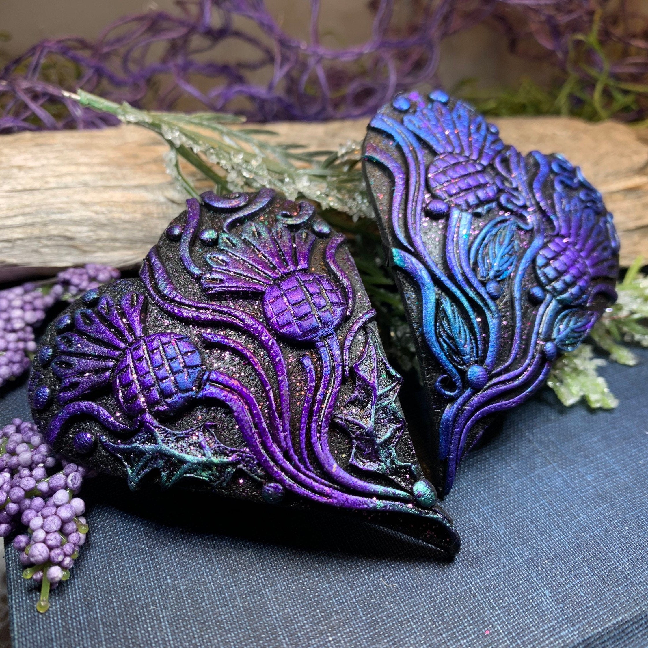 Adore Scottish Thistle Brooch - Handmade in Scotland
