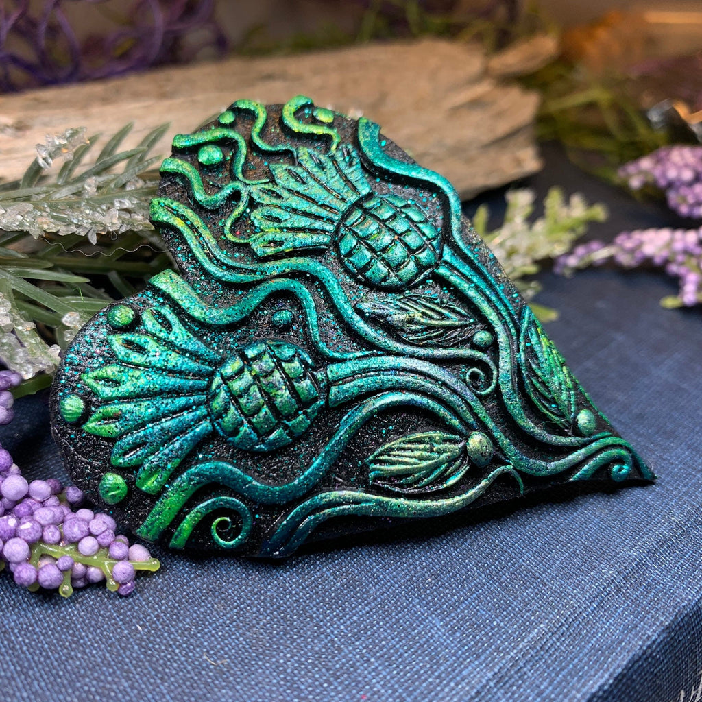 Adore Scottish Thistle Brooch - Handmade in Scotland