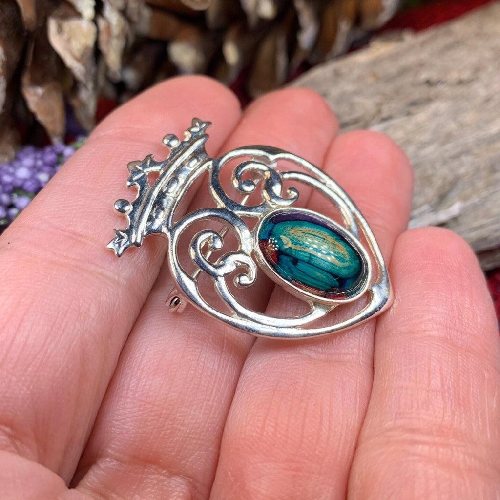Heathergems Luckenbooth Brooch - Handmade in Scotland